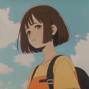 甜橘剧场角色橘子汽水女孩头像